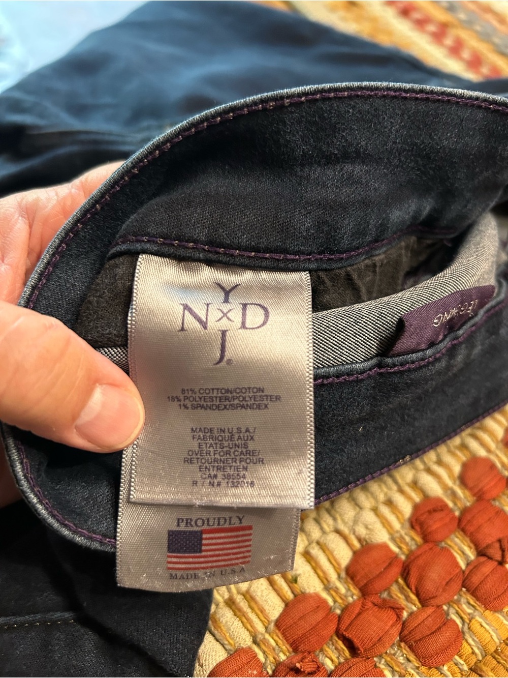 NYDJ Dark Blue Leggings - Picture 2 of 6